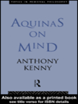 cover image of Aquinas on Mind